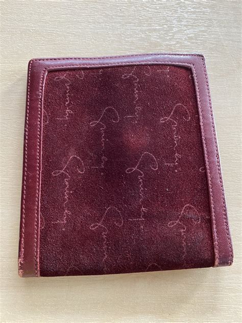 vintage burgundy suede leather mens givenchy wallet|Rare Vintage Givenchy Leather Wallet in Burgundy .